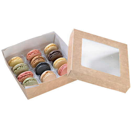 PacknWood Disposable Kray Takeout Box, Brown Size: 5.5" x 5.5" x 2" High image 7