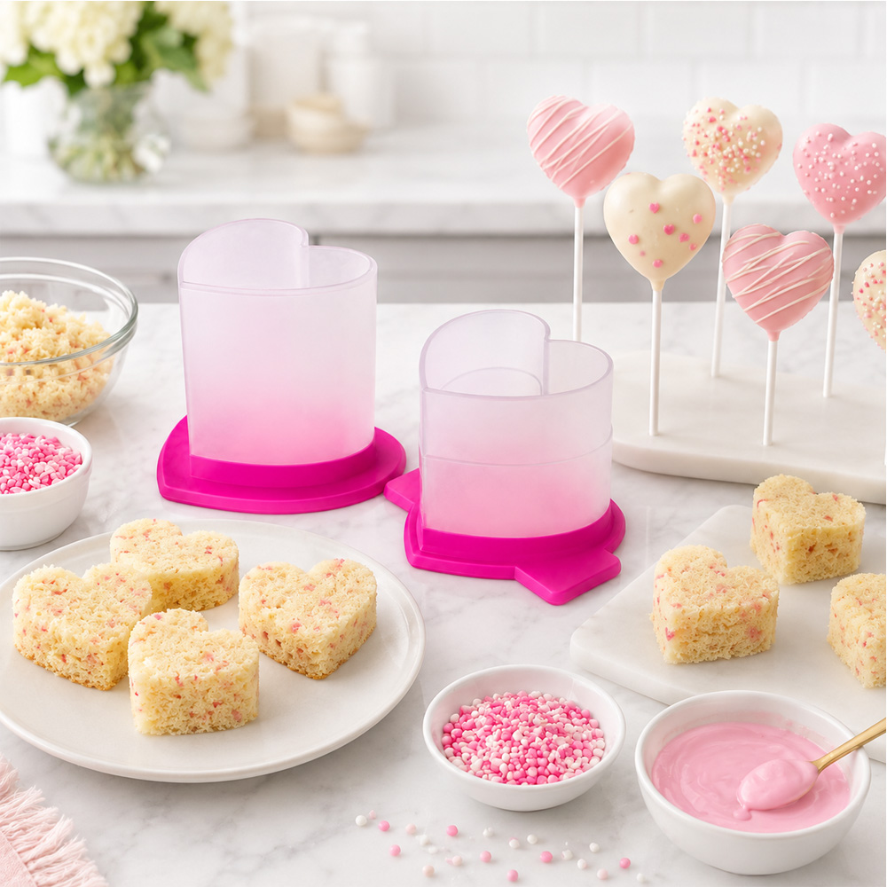 Daisy Makes Medium Heart Cake Pop Cutter and Popper image 1