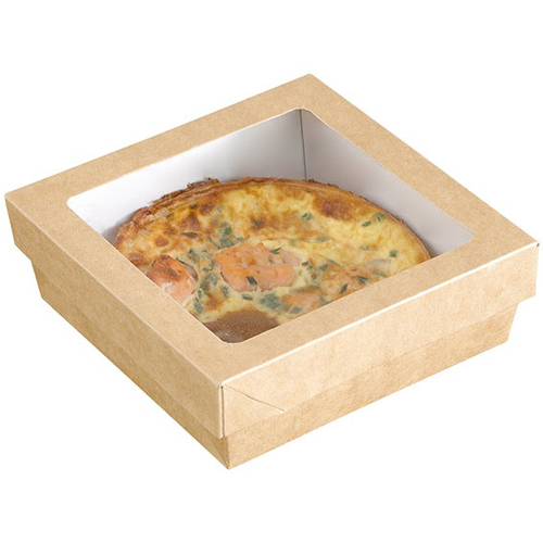 PacknWood Disposable Kray Takeout Box, Brown Size: 5.5" x 5.5" x 2" High image 9
