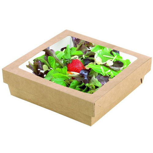 PacknWood Disposable Kray Takeout Box, Brown Size: 3.9" x 3.9" x 1.6" High image 11