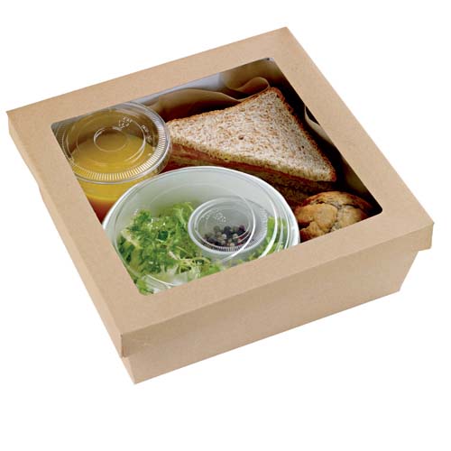 PacknWood Disposable Kray Takeout Box, Brown Size: 4.7" x 4.7" x 2" High - Case Of 250 image 14