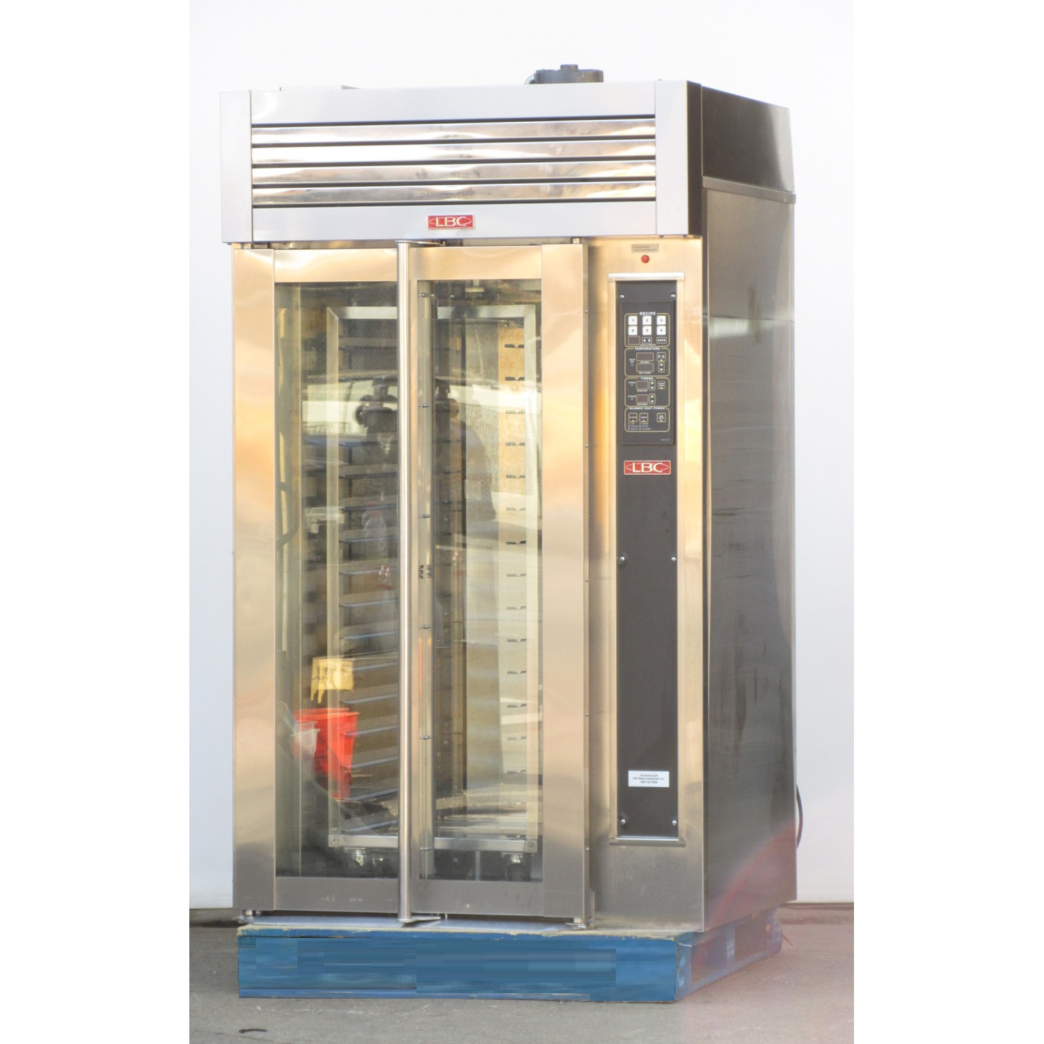 LBC LMO-MAX-G Roll-In Gas Rotating Rack Oven, Used Excellent Condition image 1