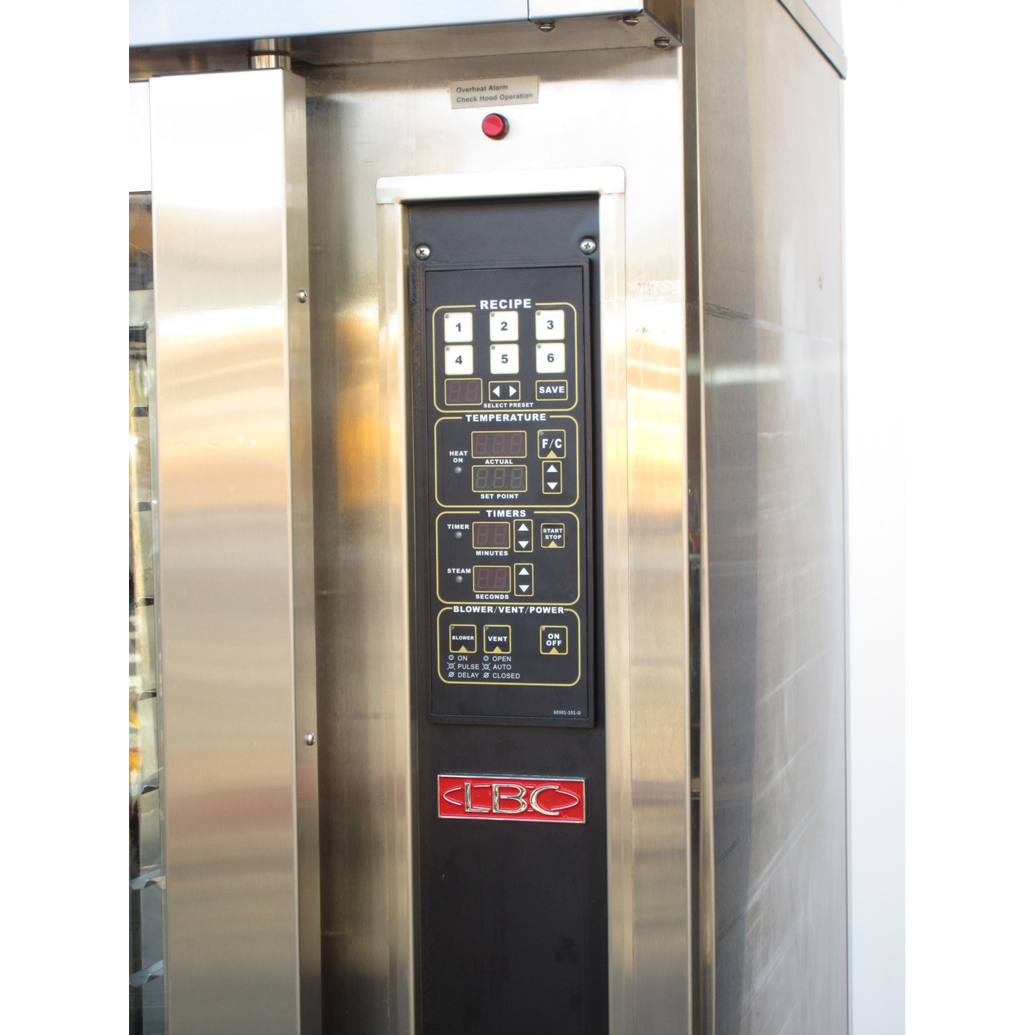 LBC LMO-MAX-G Roll-In Gas Rotating Rack Oven, Used Excellent Condition image 4