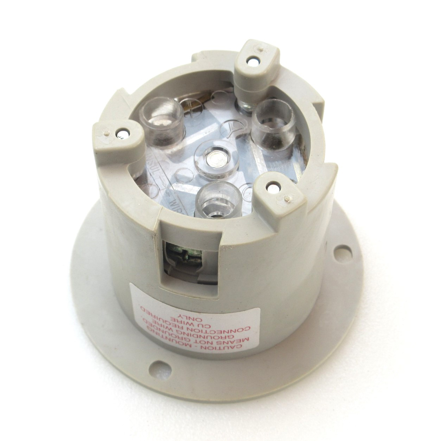 Arrow Hart 6235 Grey Twist Turn Locking Flanged Inlet NEMA L8-20P 20A 480VAC 2P 3W image 2