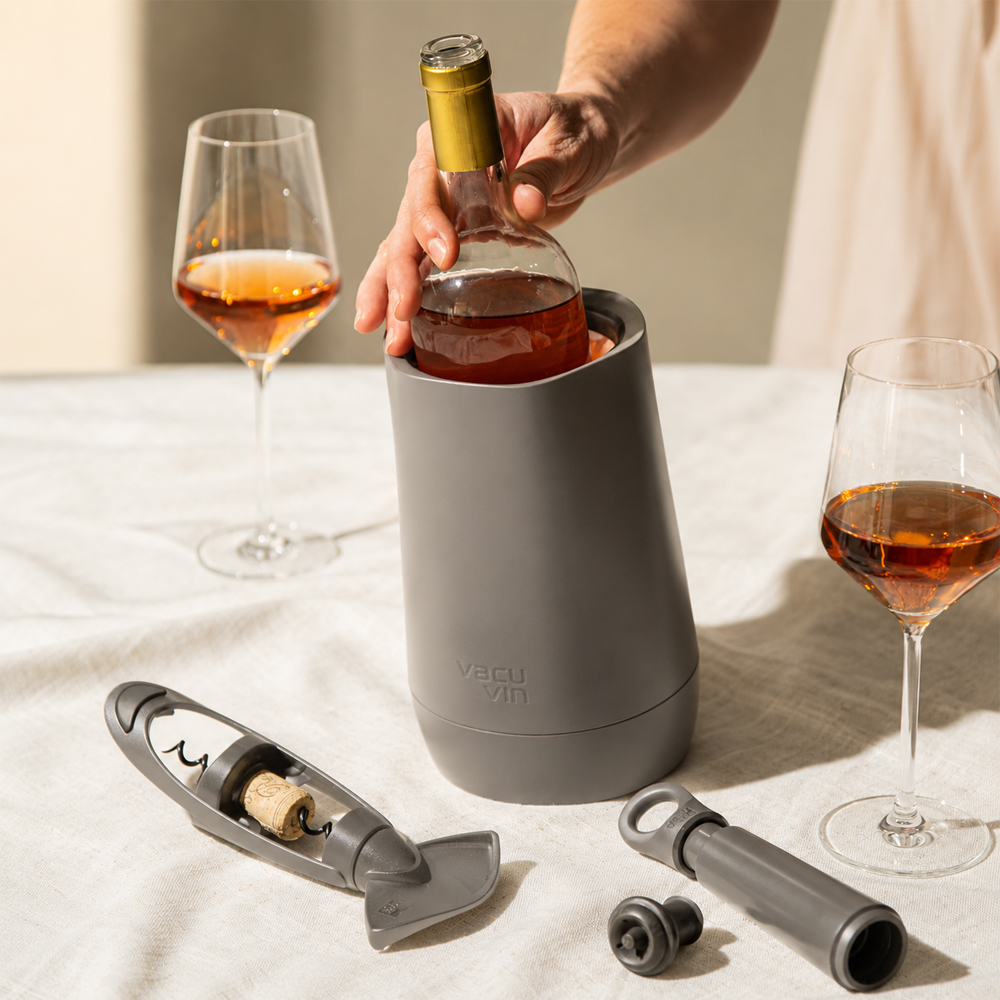 Vacu Vin Graphite Wine Set Host, 4 Piece image 2