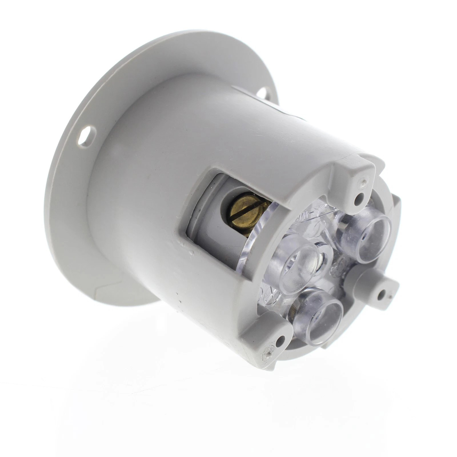 Arrow Hart 6346 Gray Twist Turn Locking Flanged Outlet NEMA L6-30R 30A 250V 2P 3W image 1