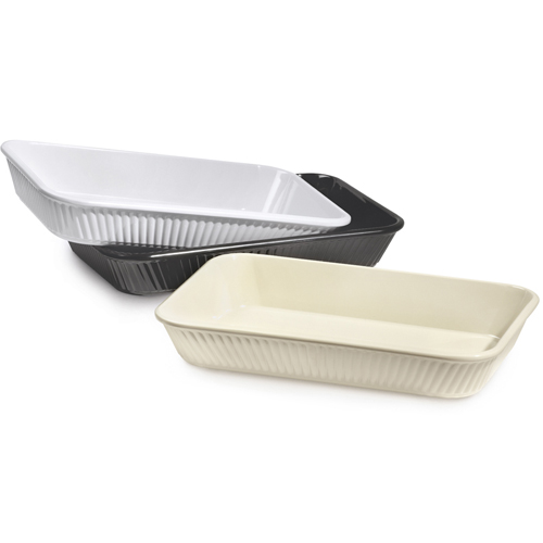 Melamine Casserole Dish, Milano Series, 3 qt., 13.25" x 9" x 2"  image 1