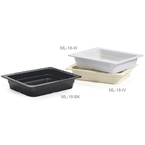 Melamine Food Pan 1/2 Size Insert Pan, 12 1/2