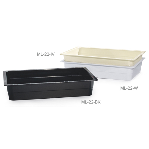 Melamine Food Pan Full Size Insert Pan, 13 1/4