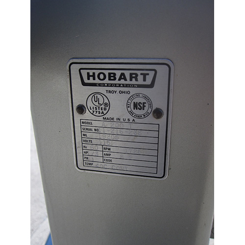 Hobart 20 qt Mixer Model # A200T Used Very Good Condition image 4