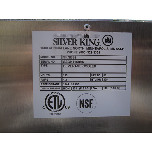 Silver King Used SKNES2 2 Flavor Refrigerated Creamer Dispenser image 3