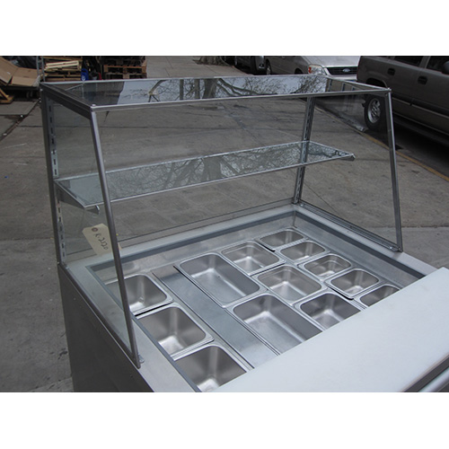 Leader LM36-SC-SS Bain Marie Self Contained Sandwich Prep Table 36", Used Excellent Condition image 3