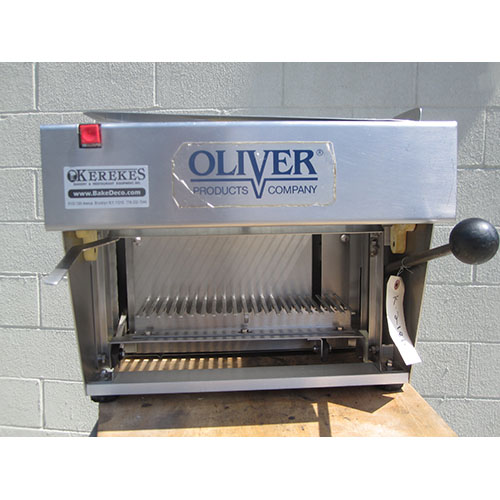 Oliver Mini Supreme Bread Slicer Model 709, 5/8" Cut Used Great Condition image 1