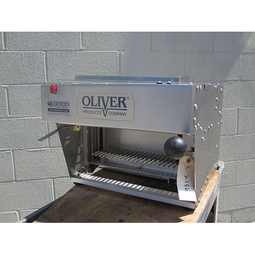Oliver Mini Supreme Bread Slicer Model 709, 5/8" Cut Used Great Condition image 5