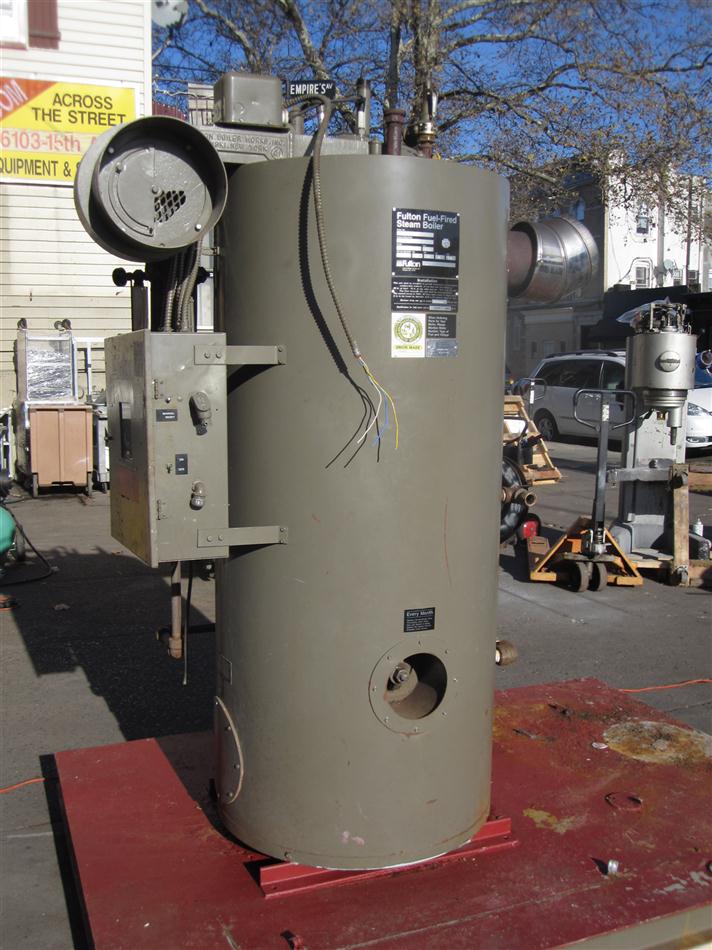 Cleveland Cook Chill Horizontal Agitator Mixer Kettle 100 Galon , Fulton Classic ICS -10 Vertical Tubeless Boiler - Used Condition image 2