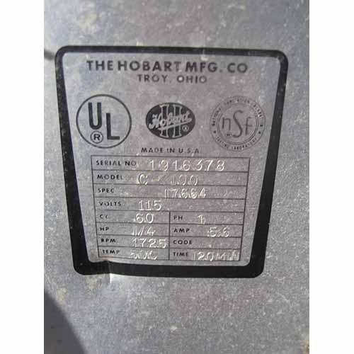 Hobart 10 Quart Mixer Model C-100, Used Great Condition image 3