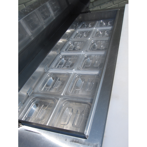 Saturn 4' Refrigerator Bain Marie Sandwich Prep Model SUSS-48-12 image 8