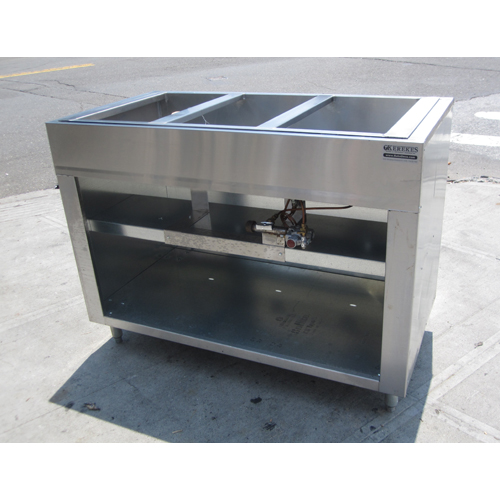 Custom Made 3 Compartment Gas Steam Table