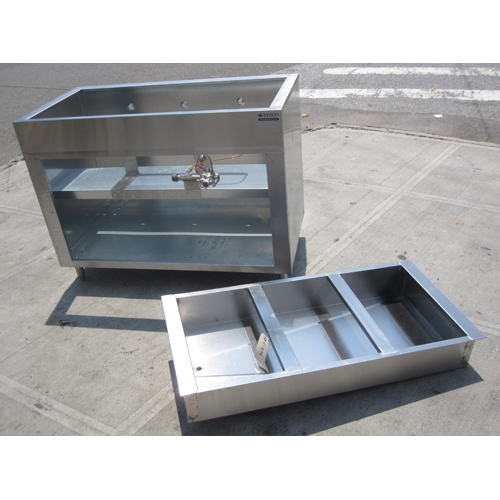 Custom Made 3 Compartment Gas Steam Table