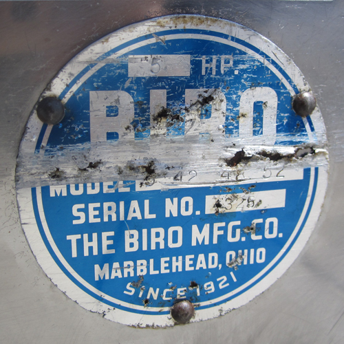 Biro Meat Griner model #548 image 6