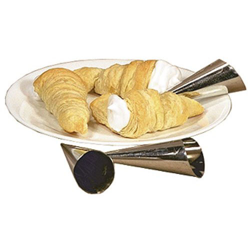 Cream Horn S/S Molds 4-5/16" Long - Set of 6 image 1