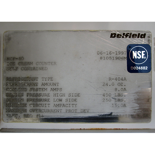 Delfield Chest Freezer model KCF-50 image 10