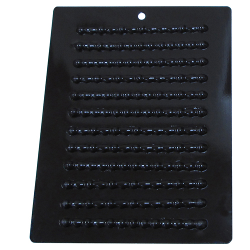 Flexible Chocolate Mold Bumpy Line, 12 Cavities image 1
