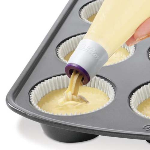 Wilton Perfect Fill Batter Dispenser Pastry Filling Funnels