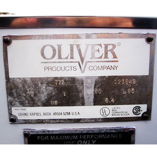 Oliver Bread Slicer 1/2 Cut, Model 777 image 7