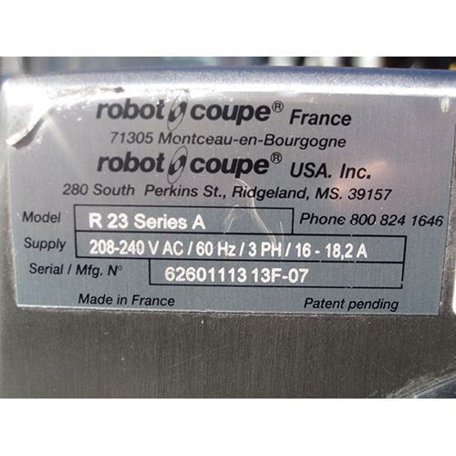 Robot Coupe 24 Qt. Vertical Cutter/Mixer Model R23 image 10