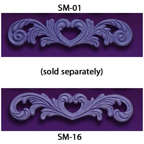 Swirl & Flourish Centerpiece Designs Contrasted