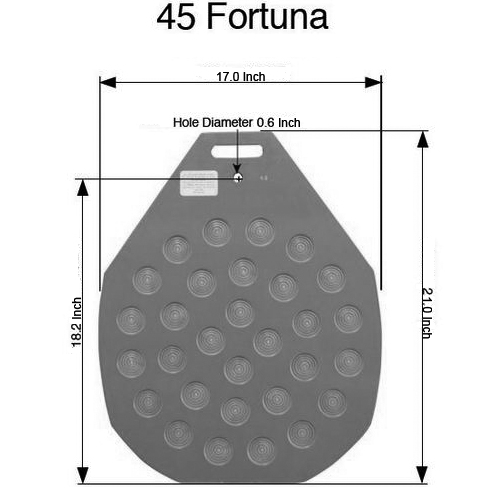 Divider Rounder Molding Plate 30 Part # 45 - Fortuna Size 4 Fully & Semi image 1