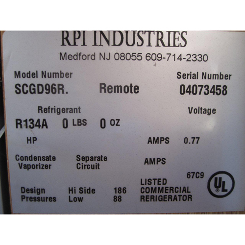 Regal Pinnacle Industries Deli Case Model # SCGD96R image 6