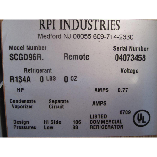 Regal Pinnacle Industries Deli Case Model # SCGD96R image 6