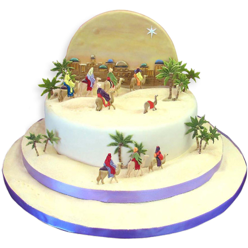 JEM Cutters Bethlehem Christmas Scene, Set of 3 Plastic Gumpaste