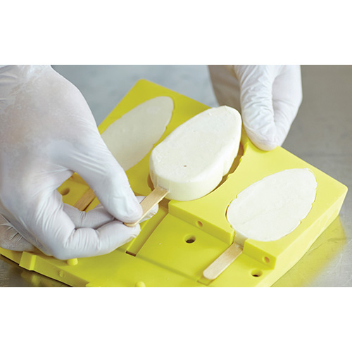 Malibu Pavoni KITPL06 Pavogel Hinged Silicone Ice-Cream-Mold Set