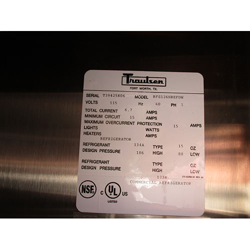 Traulsen 4-Drawer Fish Refrigerator RFS126NREFDW, Used image 8
