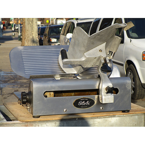 Globe Meat Slicer Model 500L, Used image 4