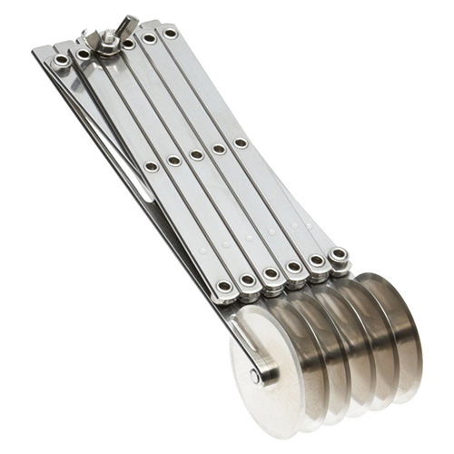 Ateco Dough Divider - Adjustable - 6 Wheels. Each wheel 2-1/8" diameter image 1