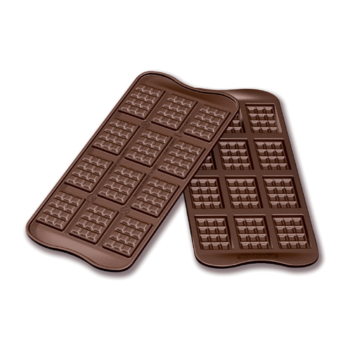 Silikomart Silicone Chocolate Mold: Mini Tablet 12 Cavities (Totaling 44 ml) image 2