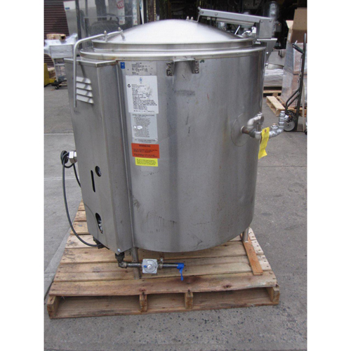 GROEN 60 Gal Commercial Steam Kettle Gas Used Model # AH/1-60 Good Condition image 2