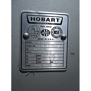 Hobart 20 Quart Mixer A200, Excellent Condition image 4