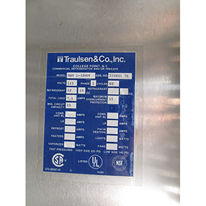 Traulsen RHT132WUT 1-Door Reach-In Refrigerator, Very Good Condition image 9