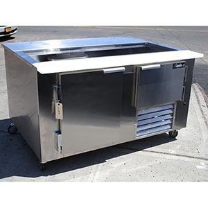 Leader 60" Low Boy Worktop Cooler LB60, Excellent Condition image 2