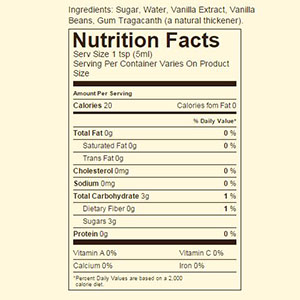 Ingredients & nutrition facts image 1