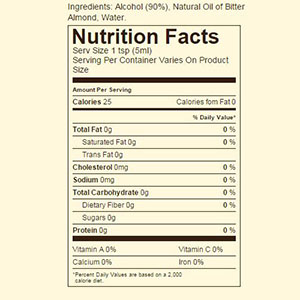 Ingredients & nutrition facts image 1