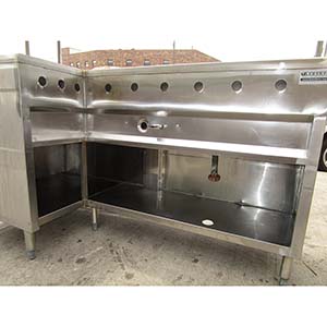 L-Shape Gas Steam Table, Great Condition image 3