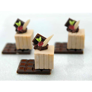 Flexible Chocolate Mold Mini Tablet, 16 Cavities image 1
