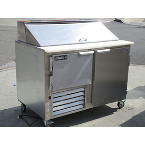 Leader 48" Sandwich Prep Table / Cooler LM-48, Excellent Condition image 1