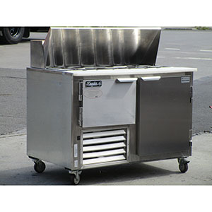 Leader 48" Sandwich Prep Table / Cooler LM-48, Excellent Condition image 2